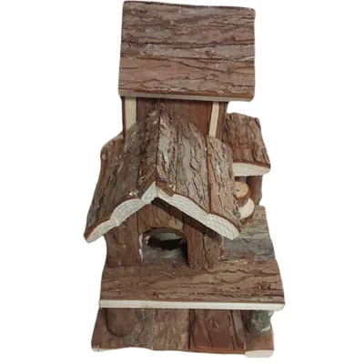 animallparadise - Maison Birte en bois naturel pour petit rongeurs