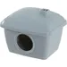 Maison pour hamster. 14 x 11 x hauteur 10 cm. couleur grise.