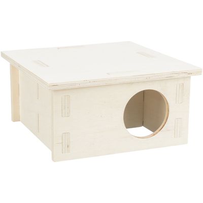 Maison emboitable 2 chambres 20 x 10 x 20 cm pour hamster et souris