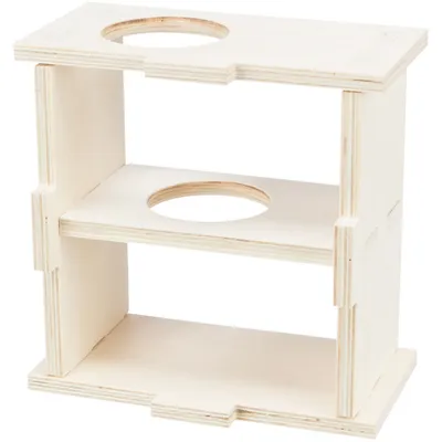 Trixie - Maison emboitable 2 chambres 20 x 10 x 20 cm pour hamster et souri