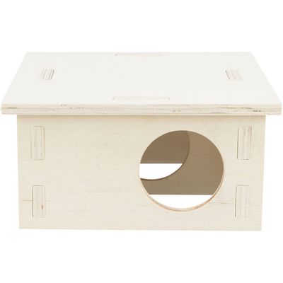 Maison emboitable 2 chambres 20 x 10 x 20 cm pour hamster et souris