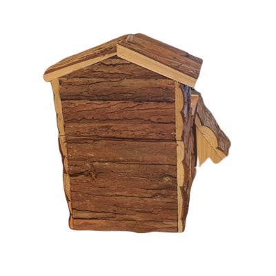 Maison Bjork en bois nature pour rongeurs