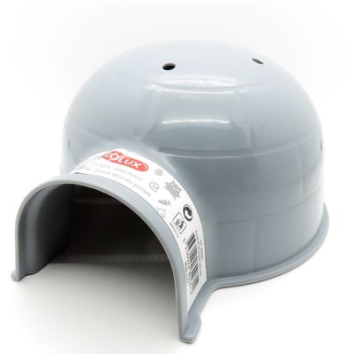 Maison Igloo ø 15 cm x H 10 cm. en plastique gris. pour petit rongeur