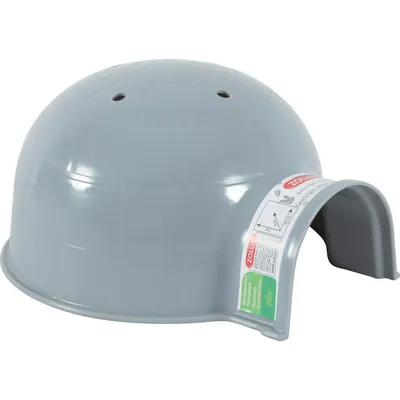 zolux - Maison Igloo ø 15 cm x H 10 cm. en plastique gris. pour petit ronge