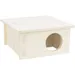 Maison emboitable 2 chambres 25 x 12 x 25 cm pour grand hamster et dègues