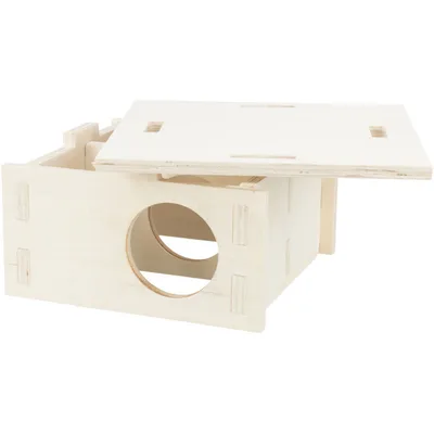 Trixie - Maison emboitable 2 chambres 25 x 12 x 25 cm pour grand hamster et