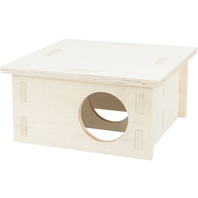 Maison emboitable 2 chambres 25 x 12 x 25 cm pour grand hamster et dègues