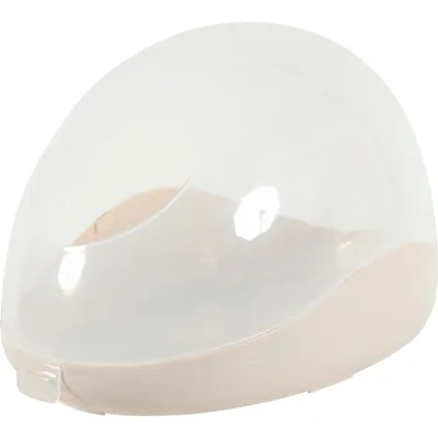 Maison de toilette pour chinchillas 19 x 28 x hauteur 19 cm couleur beige