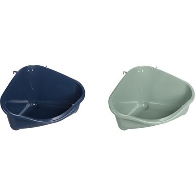 Toilette de coin Kapi 18 x 11 x 9.5 cm, couleur aléatoire pour rongeurs