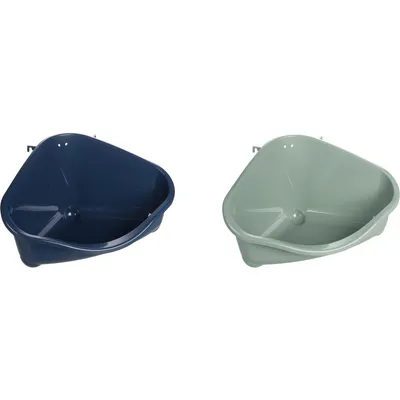 Toilette de coin Kapi 18 x 11 x 9.5 cm, couleur aléatoire pour rongeurs