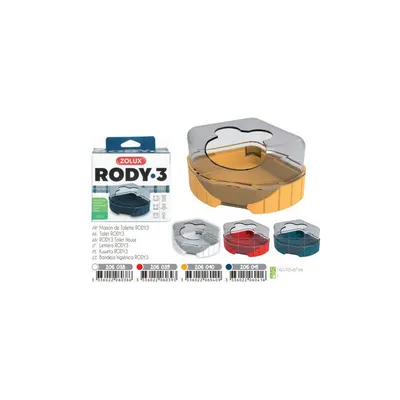 1 maison de toilette pour petits rongeurs Rody3 couleur  taille 14.3 c