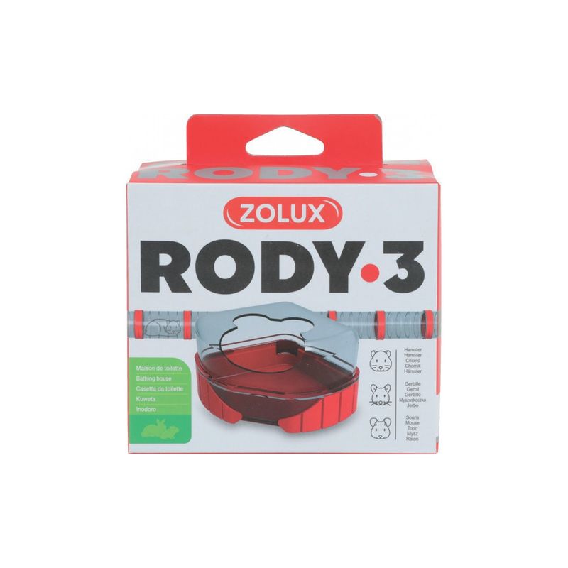 zolux - 1 maison de toilette pour petits rongeurs Rody3 couleur  taill