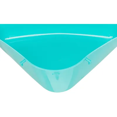 Bac à litière d'angle. 36 x 21 x 30 cm, couleur aléatoire. pour rongeur.