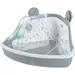 Bac toilette d'angle 25 x 25 x façade 32 cm hauteur 14.5 cm pour rongeur