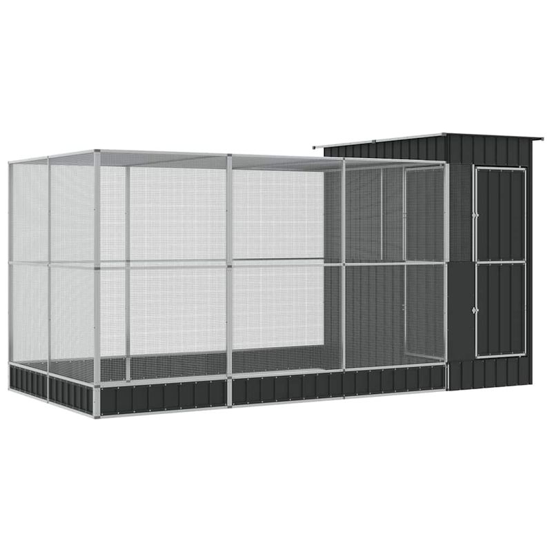 vidaXL volière Acier