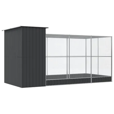 vidaXL volière Acier