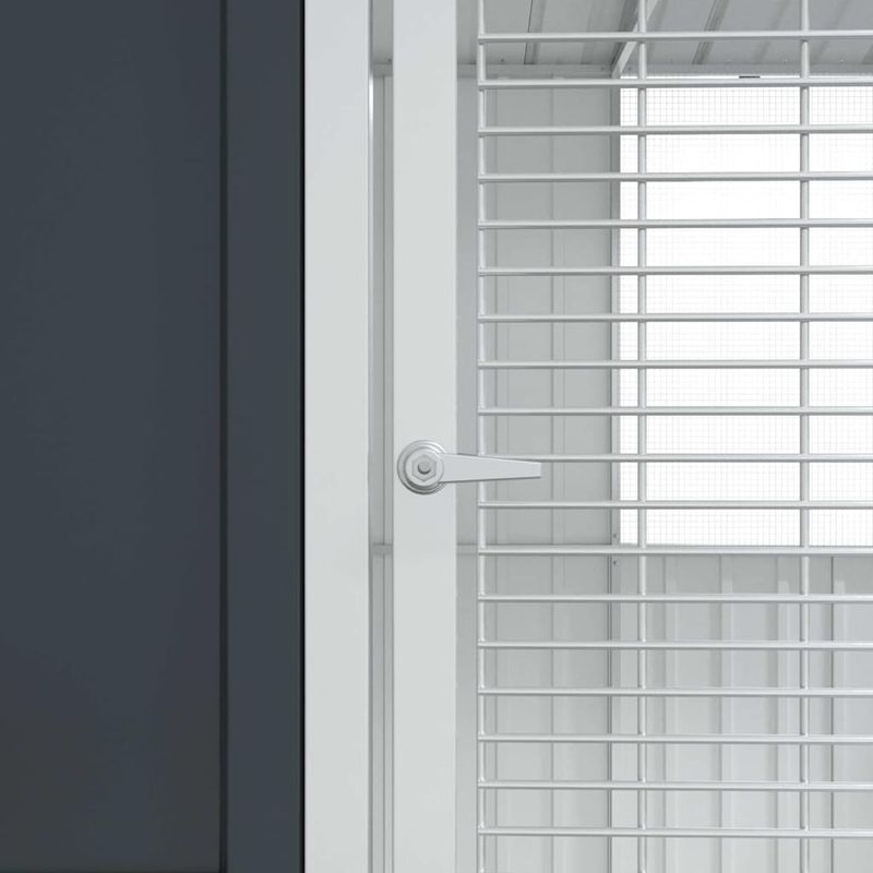 vidaXL Cage pour oiseaux Acier