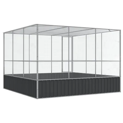 vidaXL volière Acier