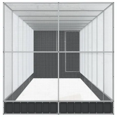 vidaXL volière Acier