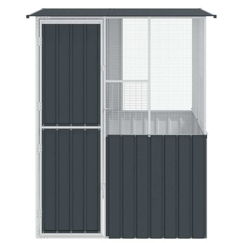 vidaXL Cage pour oiseaux Acier