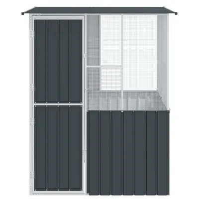 vidaXL Cage pour oiseaux d'extérieur Acier
