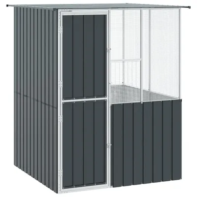 vidaXL Cage pour oiseaux Acier