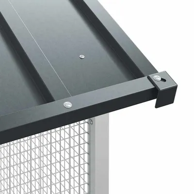 vidaXL Cage pour oiseaux Acier