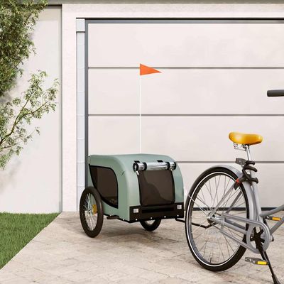 vidaXL remorque de vélo pour animaux de compagnie Fer