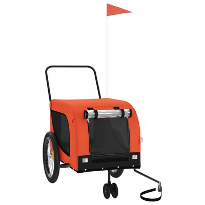 vidaXL remorque de vélo pour animaux de compagnie