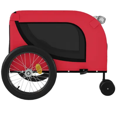 vidaXL remorque de vélo pour animaux de compagnie Fer vidaXL remorque de vélo pour animaux de compagnie Fer