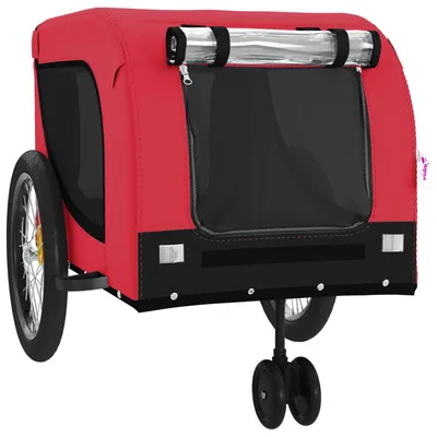 vidaXL remorque de vélo pour animaux de compagnie Fer vidaXL remorque de vélo pour animaux de compagnie Fer