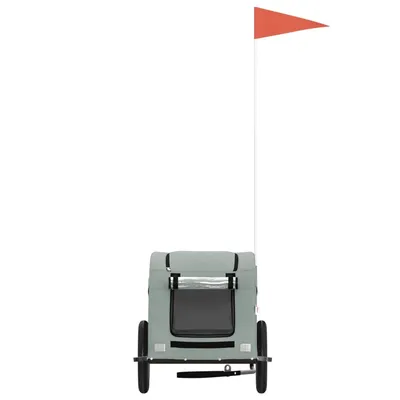 vidaXL remorque de vélo pour animaux de compagnie Fer