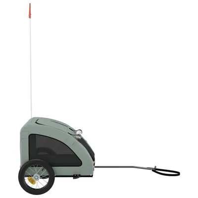 vidaXL remorque de vélo pour animaux de compagnie Fer
