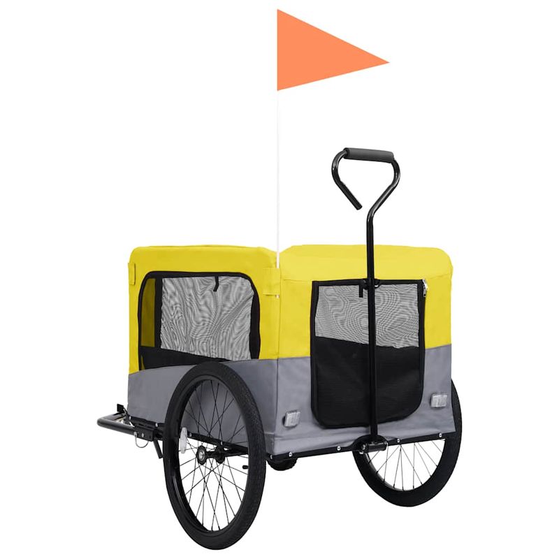 vidaXL remorque de vélo pour animaux de compagnie