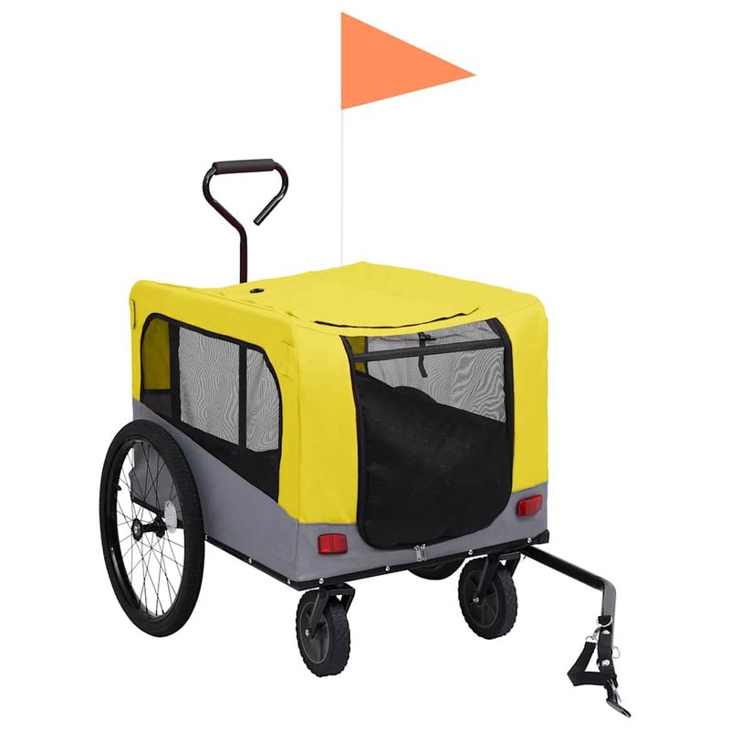 vidaXL remorque de vélo pour animaux de compagnie