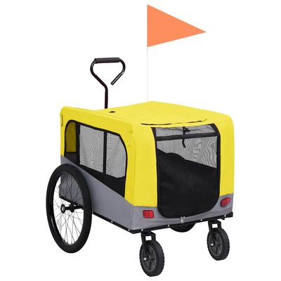 vidaXL remorque de vélo pour animaux de compagnie