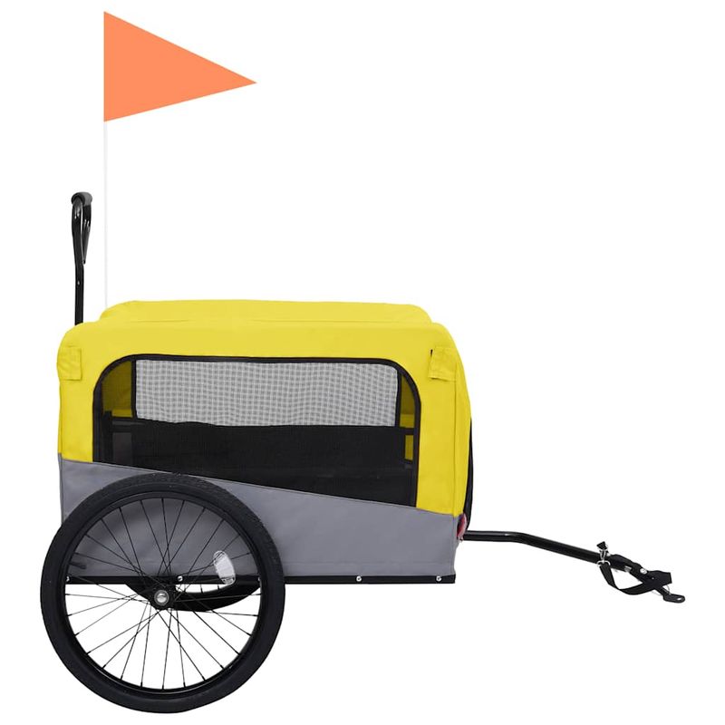 vidaXL remorque de vélo pour animaux de compagnie