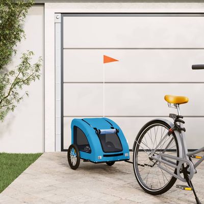 vidaXL remorque de vélo pour animaux de compagnie Fer