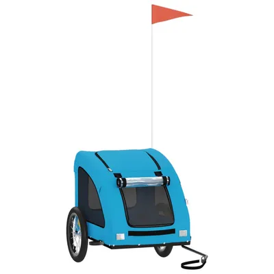 vidaXL remorque de vélo pour animaux de compagnie Fer