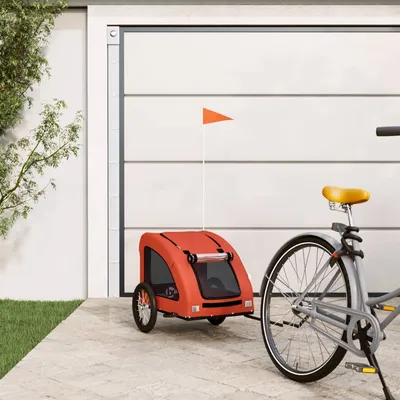 vidaXL remorque de vélo pour animaux de compagnie Fer vidaXL remorque de vélo pour animaux de compagnie Fer
