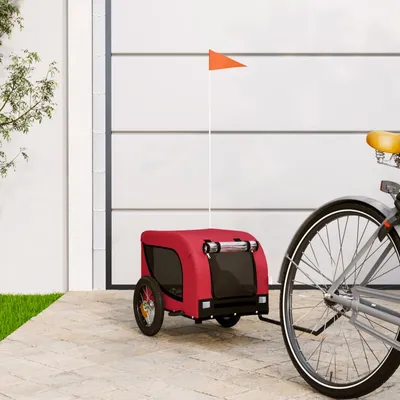 vidaXL remorque de vélo pour animaux de compagnie Fer vidaXL remorque de vélo pour animaux de compagnie Fer
