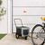 vidaXL remorque de vélo pour animaux de compagnie