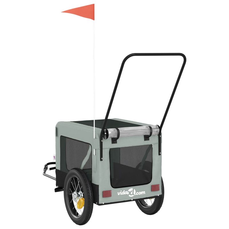 vidaXL remorque de vélo pour animaux de compagnie