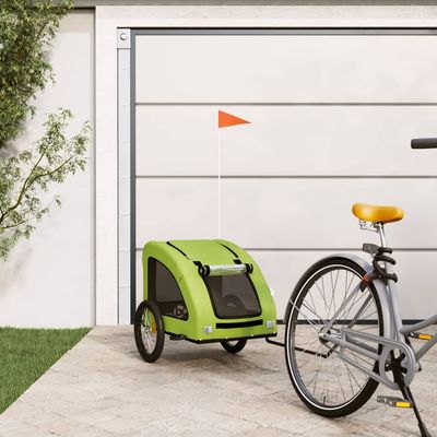 vidaXL remorque de vélo pour animaux de compagnie Fer