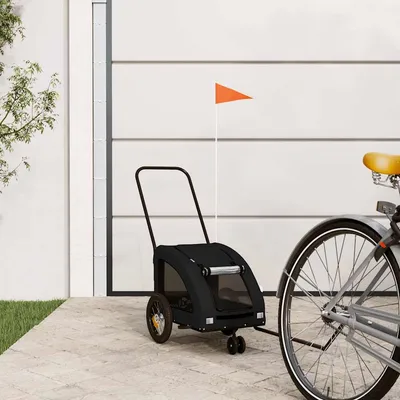 vidaXL Remorque de vélo pour chien Oxford