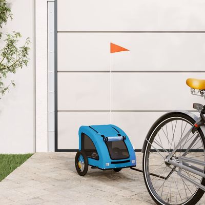 vidaXL remorque de vélo pour animaux de compagnie Fer