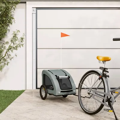 vidaXL Remorque de vélo pour chien Oxford