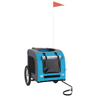 vidaXL remorque de vélo pour animaux de compagnie Fer