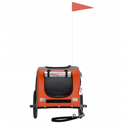 vidaXL remorque de vélo pour animaux de compagnie Fer