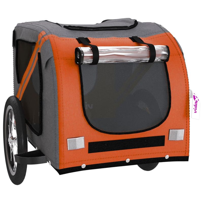 vidaXL remorque de vélo pour animaux de compagnie